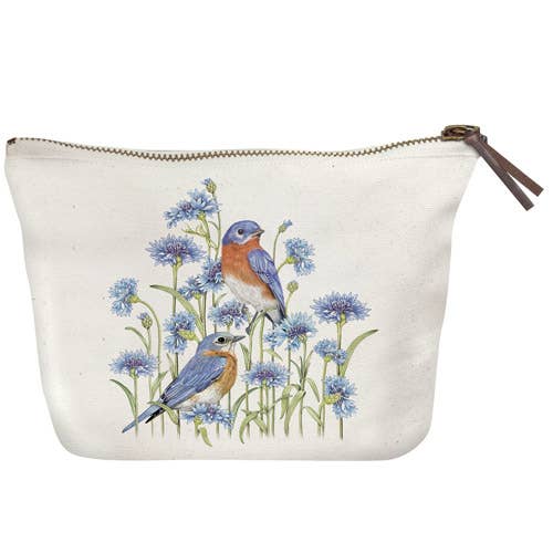 Mary Lake-Thompson Ltd. - Wholesale Pouch - Women's - Meadow Bluebird Canvas Pouch0
