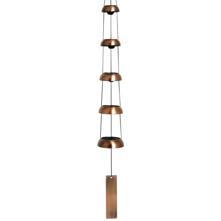 Woodstock Temple Bells® - Quintet, Copper for wholesale by Woodstock Chimes