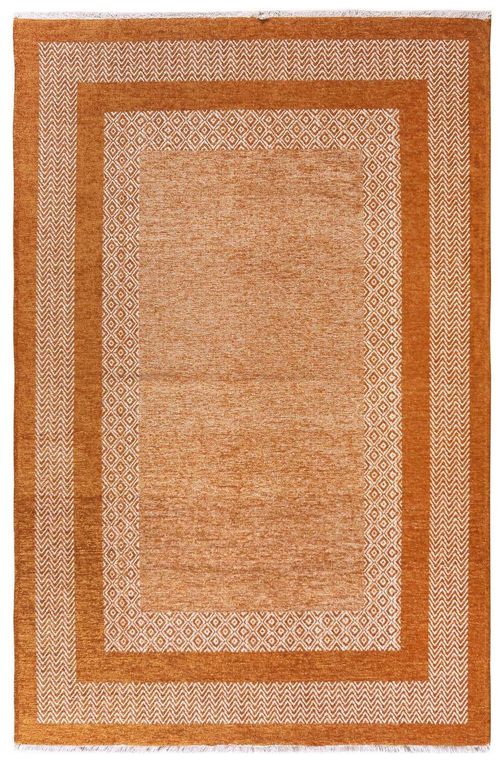 Alfa Rich Inc - Wholesale Area Rug - Scandinavian Burnt Orange Washable Area Rugs5