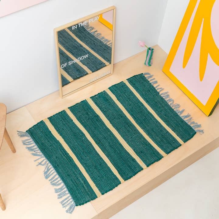 Tarta Gelatina - Venta al por mayor Alfombra pequeña - Alfombra reciclada artesanal19