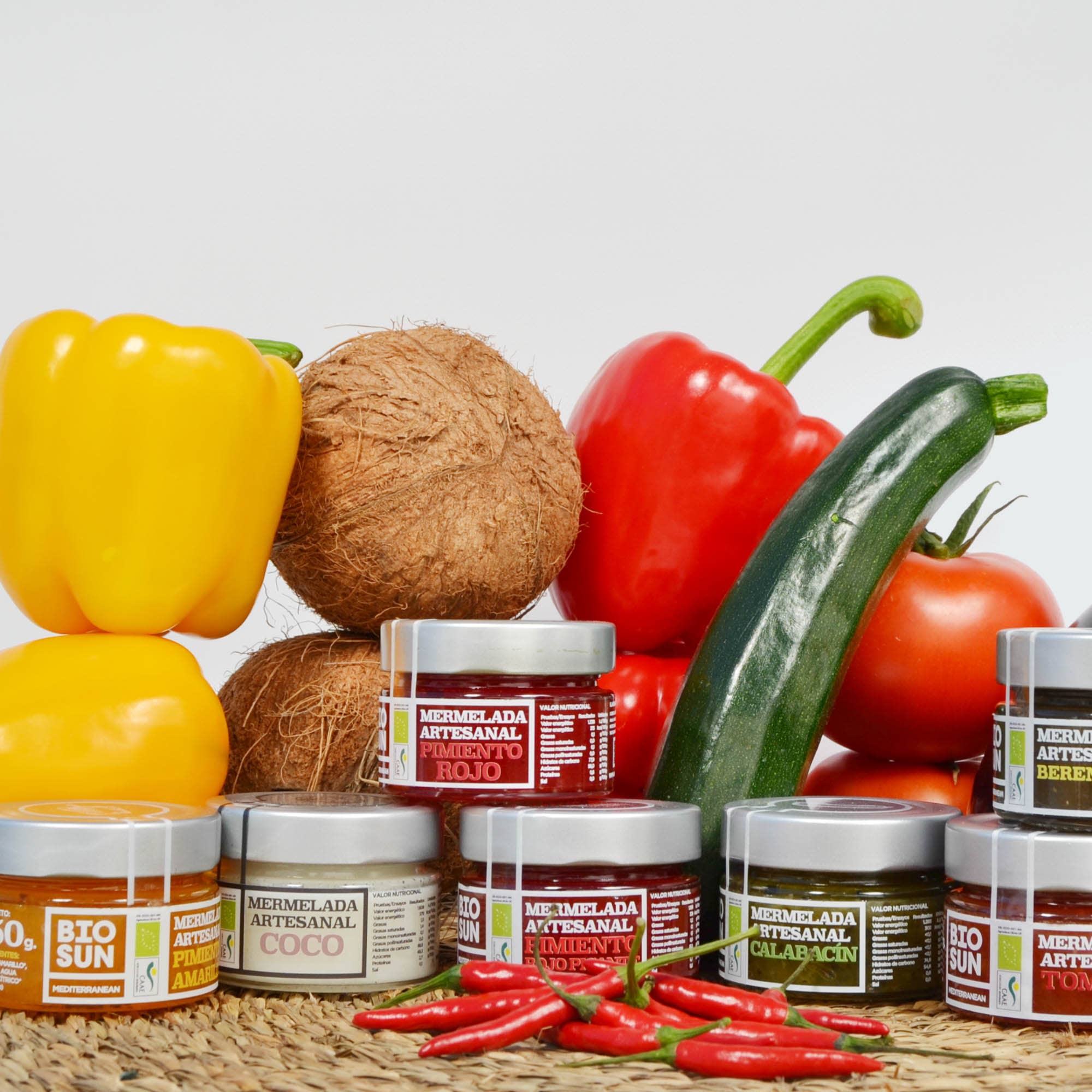 BioSun Mediterranean - Venta al por mayor Mermelada/gelatina - Mermelada pimiento amarillo bio 150 gr.3