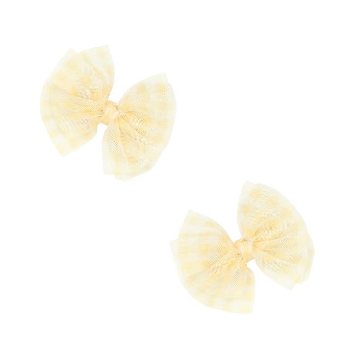 Baby Bling Bows - Venta al por mayor Lazo para el pelo - Niños - Pack de 2 pinzas de tul Baby Bling® para el pelo Baby FAB®18
