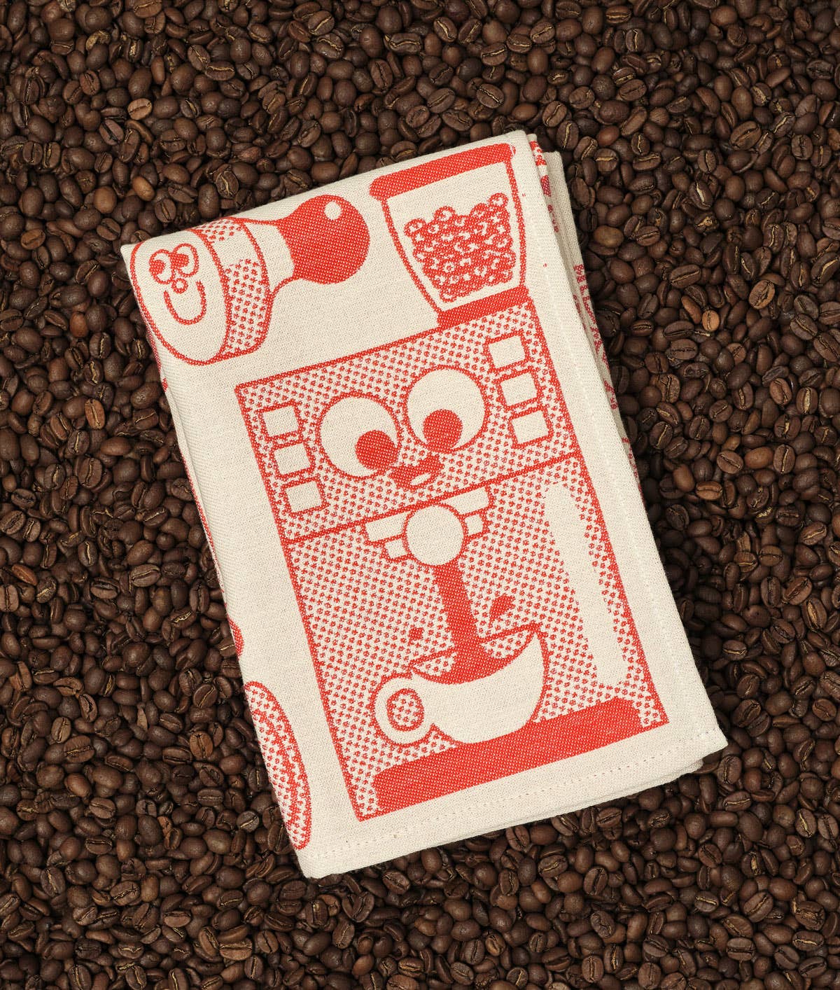 Wrap (US duties paid) - Wholesale Theedoek - 'Koffietijd' Geweven Theedoek6