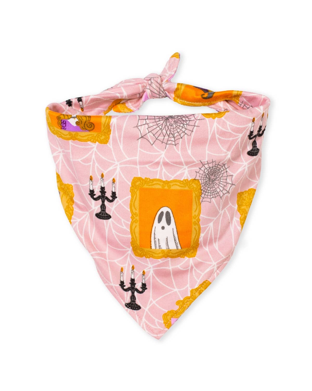 The Royal Standard – wholesale Bandana – Unisex – Gilded Ghouls Dog Bandana   Light Pink/Multi   -Asst.0