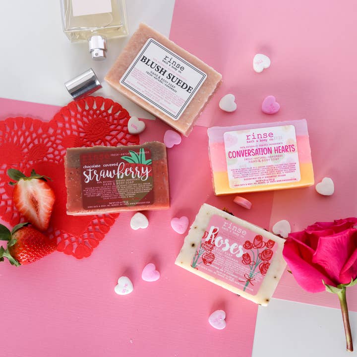 Rinse Bath Body Inc - Wholesale Bar Soap - Mother's Day Soap - Chocolate Covered Strawberry