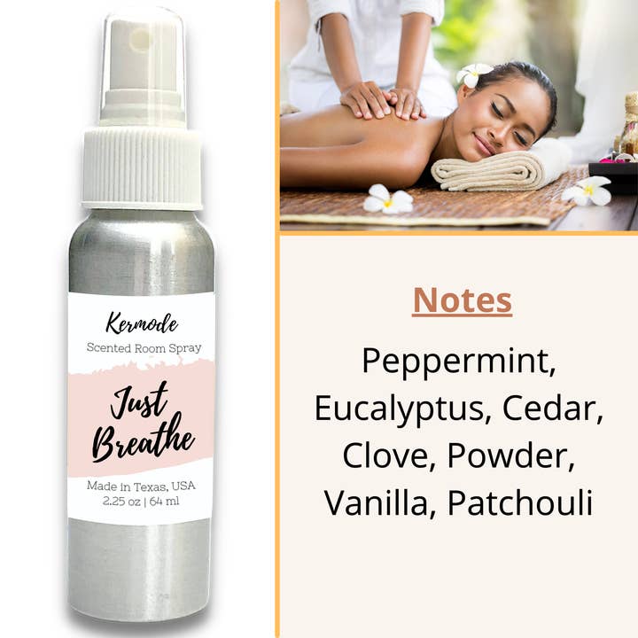 Just Breathe - Highly Concentrated Non Toxic Room Spray for wholesale by Kermode