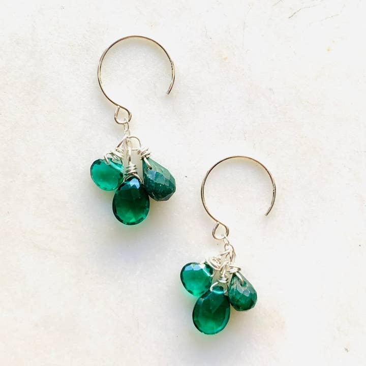 Briolette cluster earrings for wholesale by stylishgirl