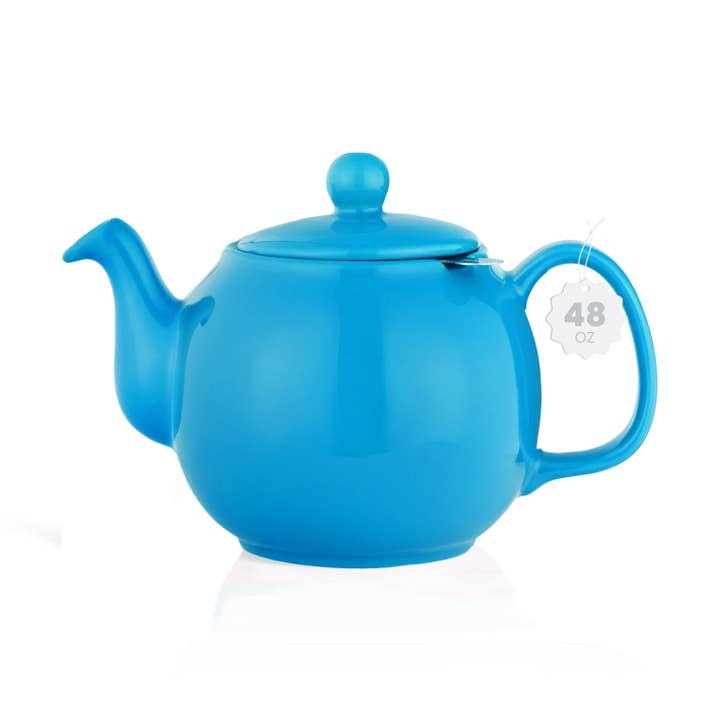 SAKI - Wholesale Tea Pot - Large Porcelain Teapot, 48 Ounce