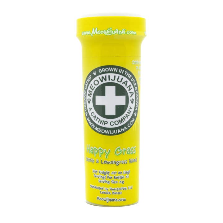 Meowijuana® Happy Grass - Catnip and Lemongrass Blend for wholesale by SmarterPaw | Meowijuana & Doggijuana