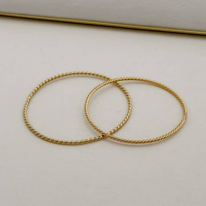 Twisted Bangle armband voor wholesale door Rand Design