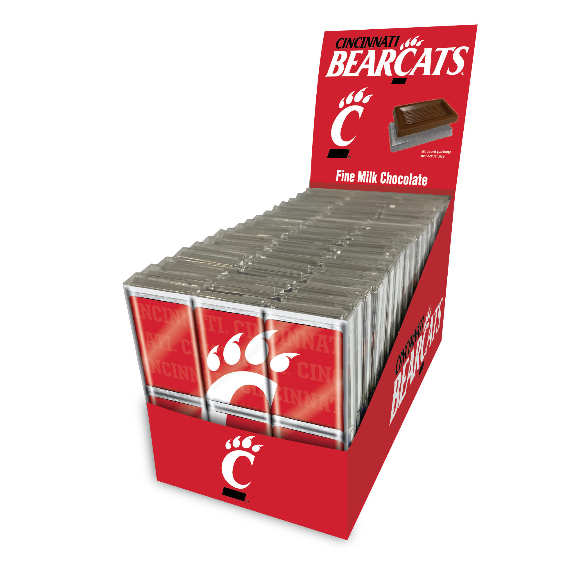 Game On Foods - Wholesale Chocolate Bar - Cincinnati Bearcats Chocolate Puzzle1