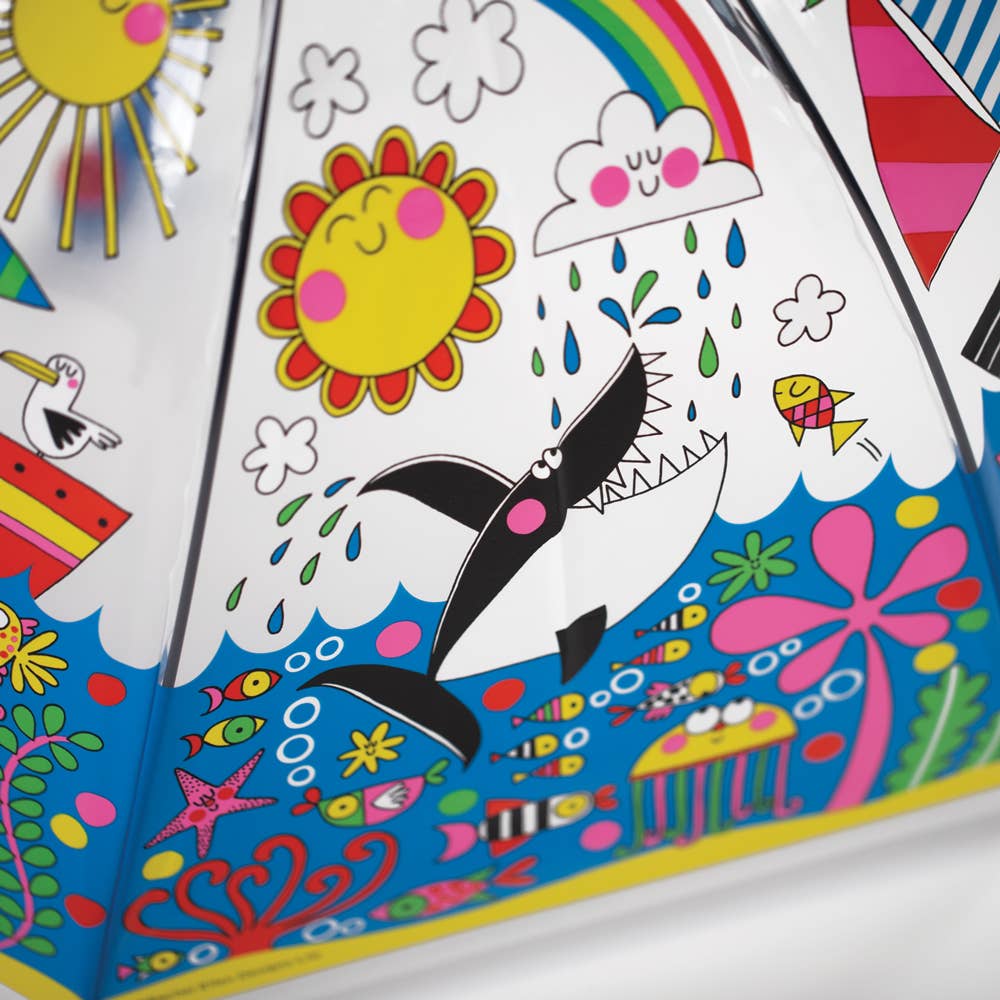 Rachel Ellen Designs – wholesale Umbrella – kids – Umbrella - Under the sea4