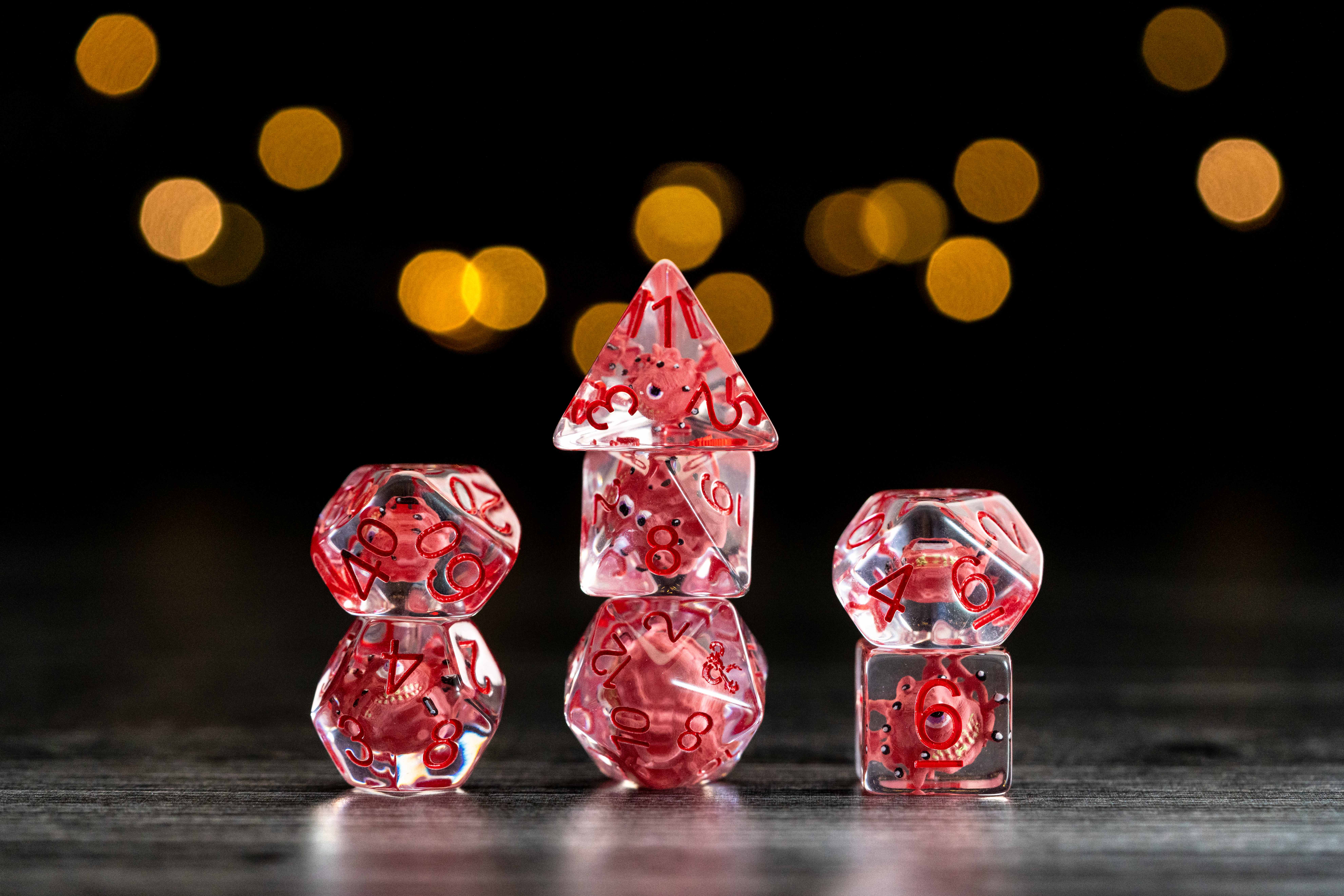 FanRoll by Metallic Dice Games - Wholesale Dice - Dungeons & Dragons Beholder Resin Dice Set2