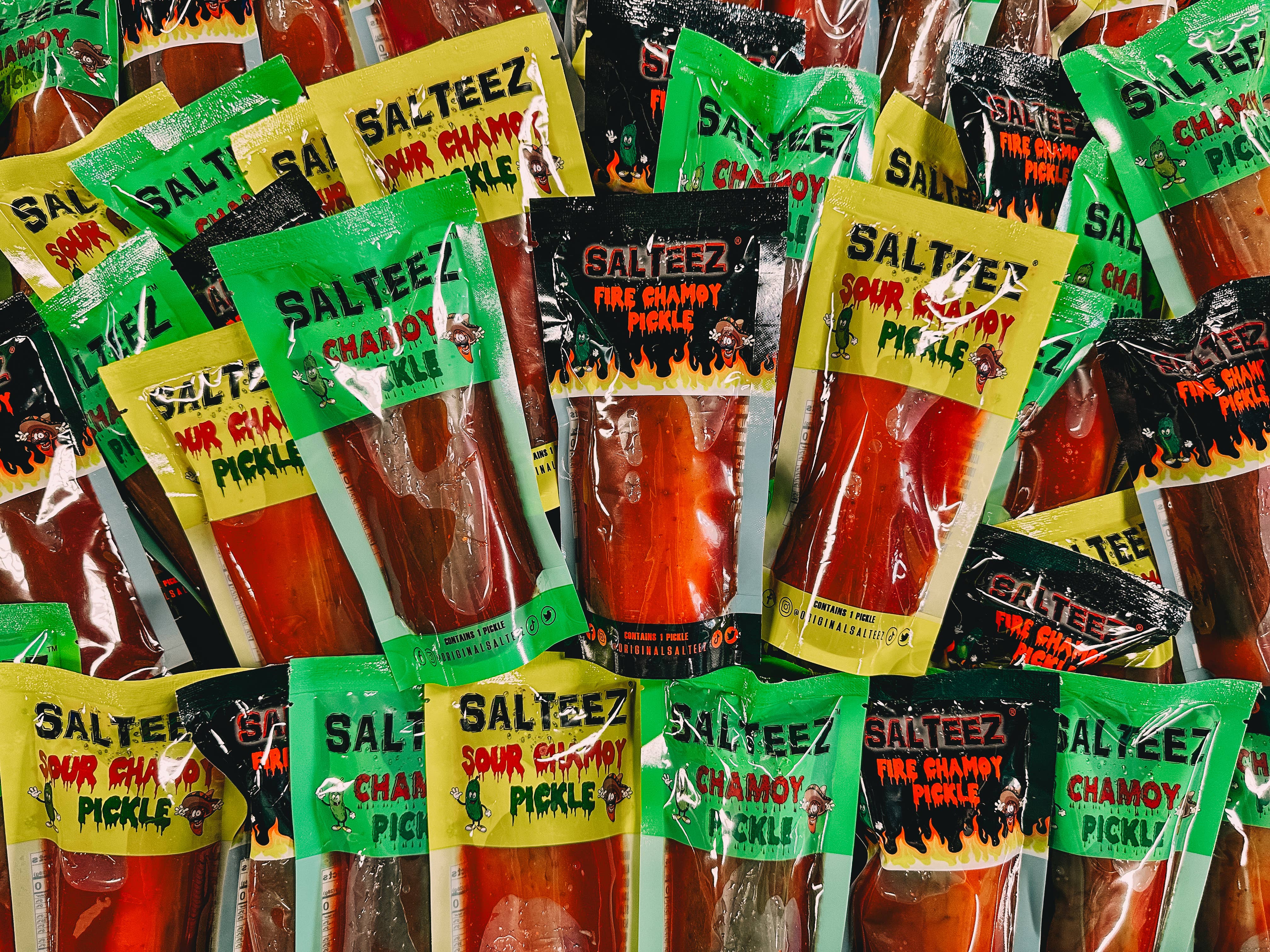 Salteez - Wholesale Pickled Vegetables - Salteez Chamoy Pickle - 24 Pack3