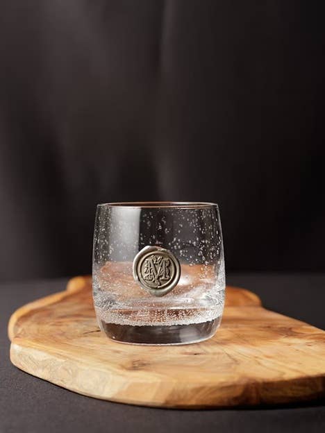 Double Old Fashion Glass - Classic Lettering for wholesale by Southern Jubilee