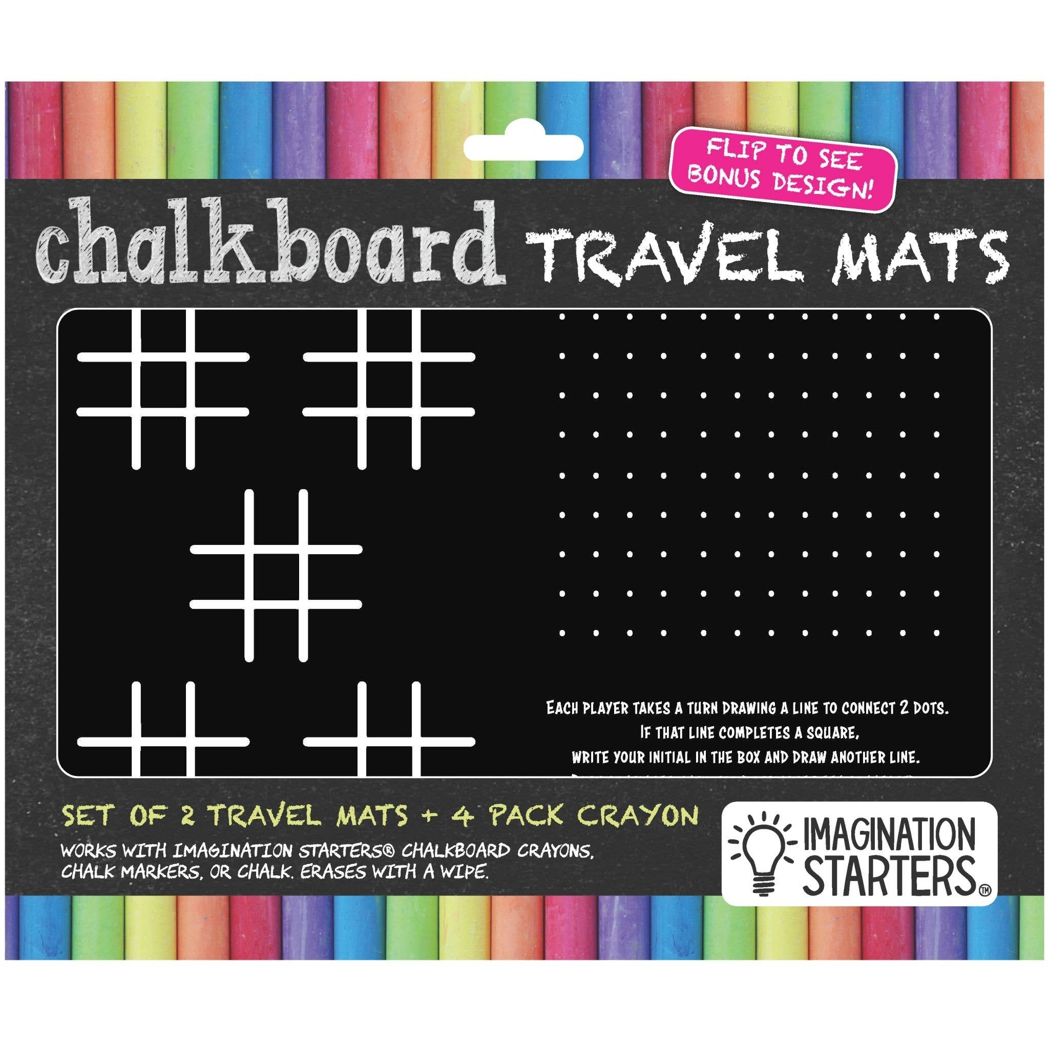 Imagination Starters - Wholesale Coloring Mat - Kids & Baby - Reusable Coloring Games Travel Mat Set1