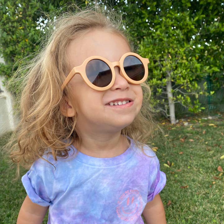 “If You’re Happy and You Know It” Ice Dyed Tee for wholesale by L.A. Wave Co.