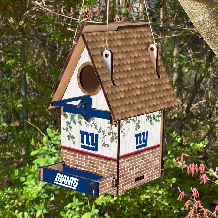 Nichoir pour oiseaux de l'équipe des New York Giants pour la vente par Fan Creations