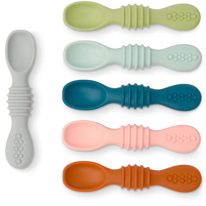 Natemia - Wholesale Feeding Set - Baby - Self-Feeding Silicone Spoons2