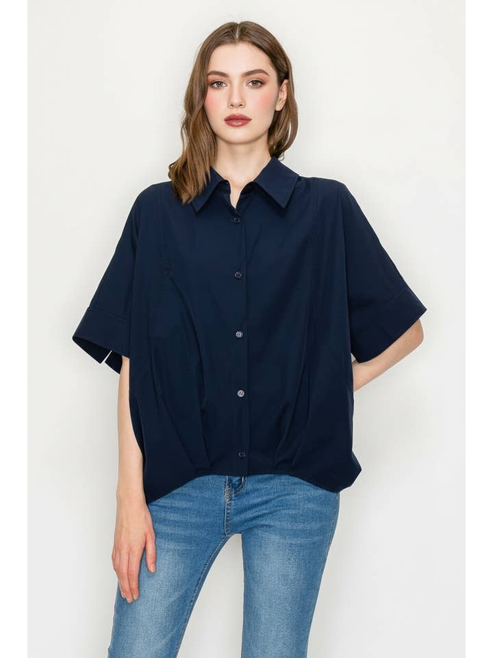 Joh Apparel - Wholesale Blouse - Women's - Jerra Stretch Parachute Top