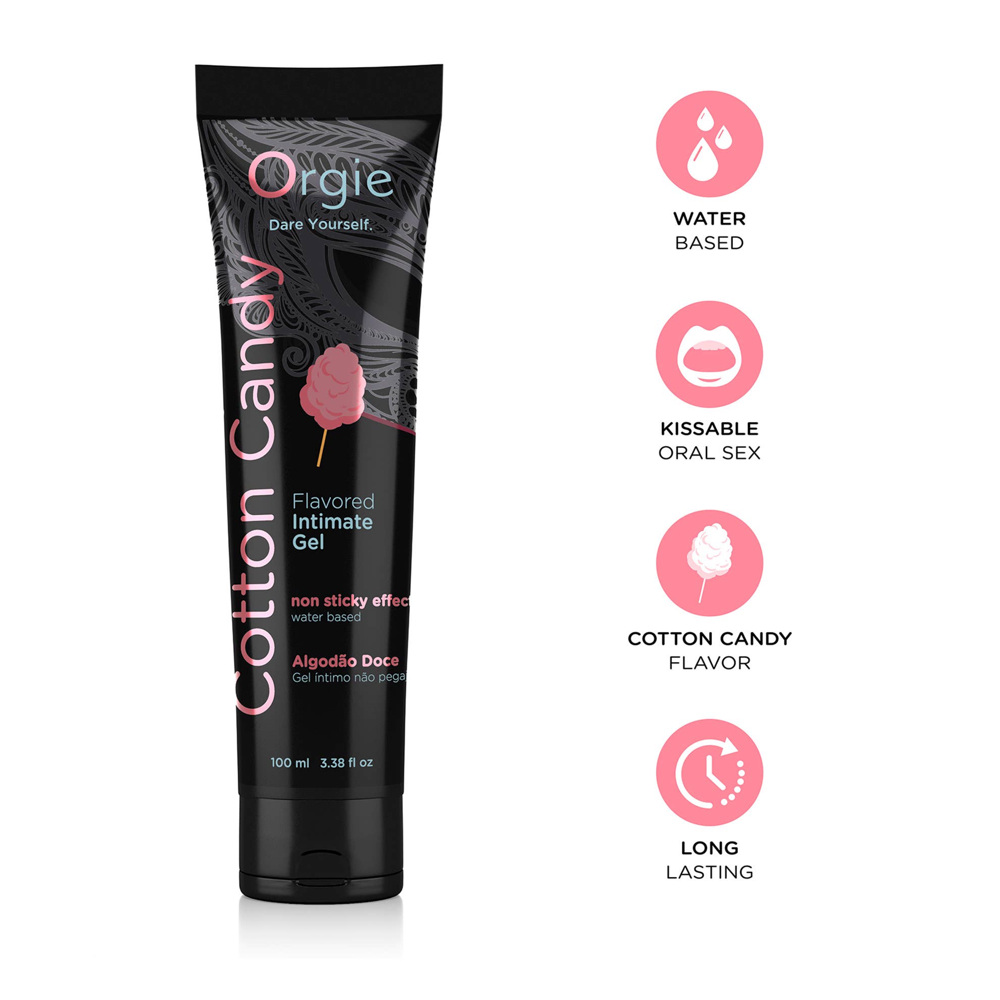 Orgie - Wholesale Personal Lubricant - LUBE TUBE COTTON CANDY1