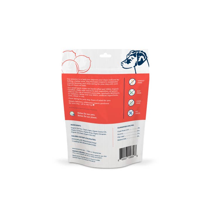 Dog Mamma's LLC - Wholesale Pet Treats - Dog - Organic Apple Cranberry Recipe - Gourmet Dog Treats 1