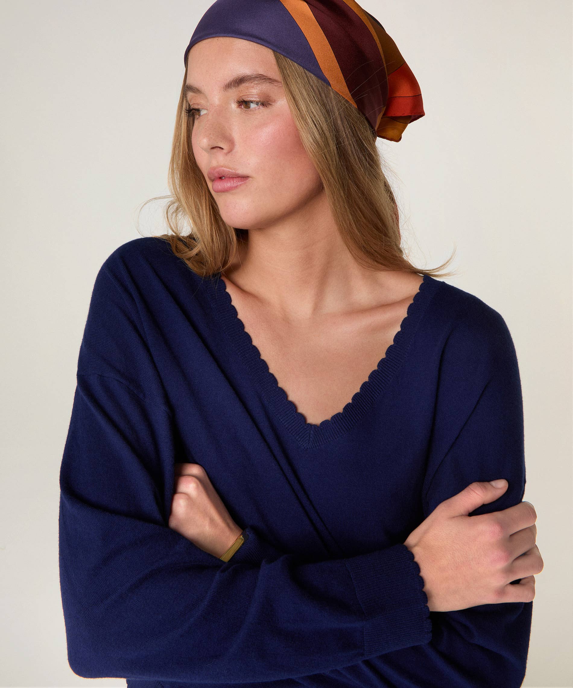 Rodier - Wholesale Scarf - Women's - Geometric silk square1