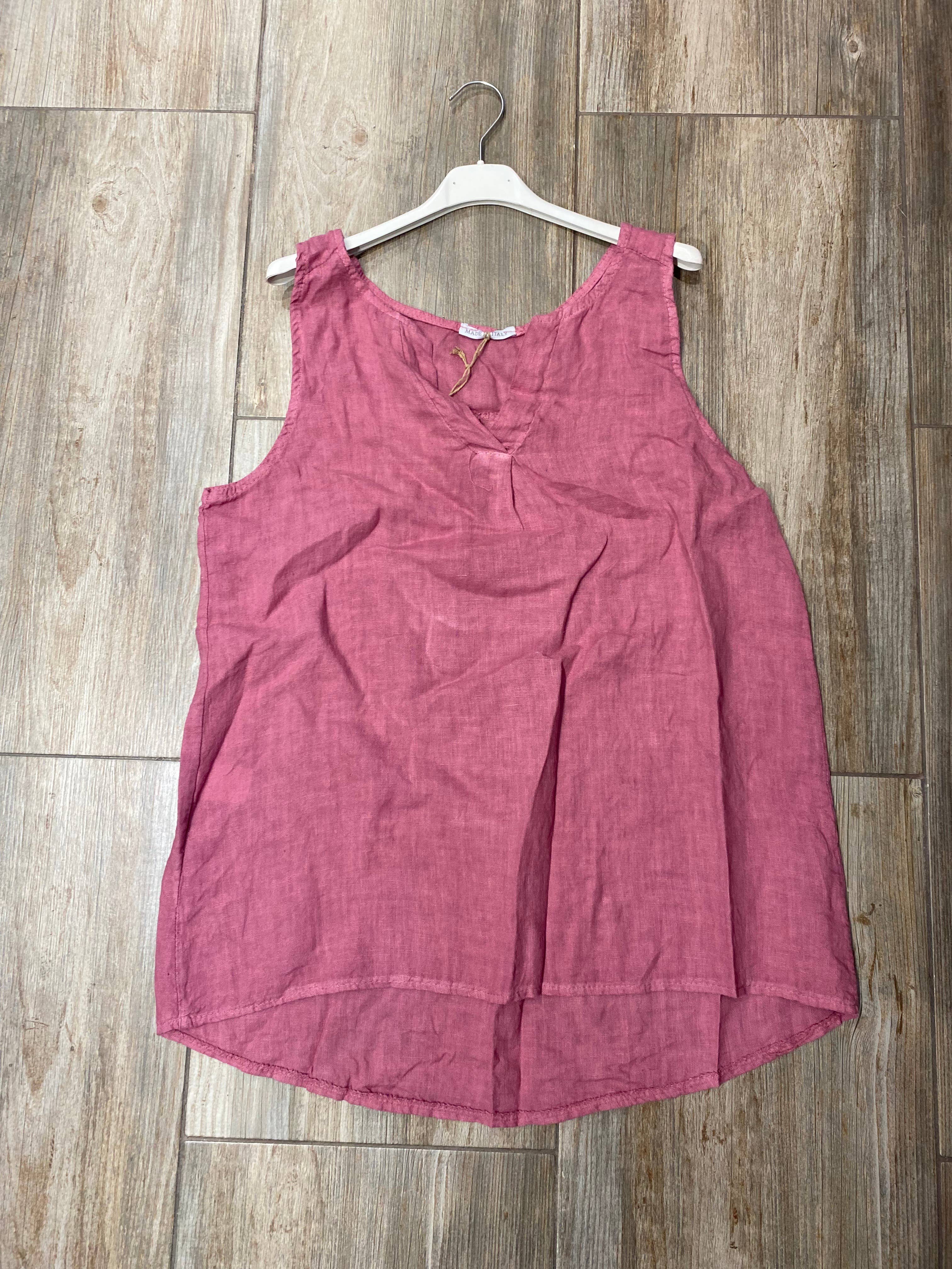 LÉA & LUC - Wholesale Tunic - Women's - 100% Linen Tank Top REF. 3800924