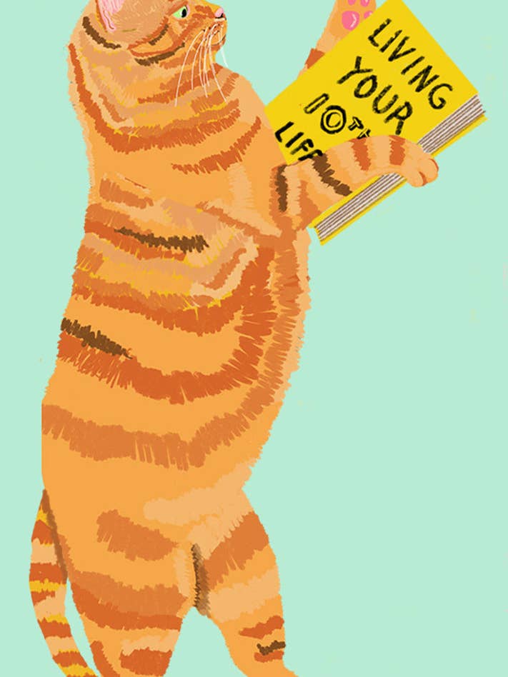 Marcador Vivendo sua 10ª Vida por atacado de Caryn Cast Art