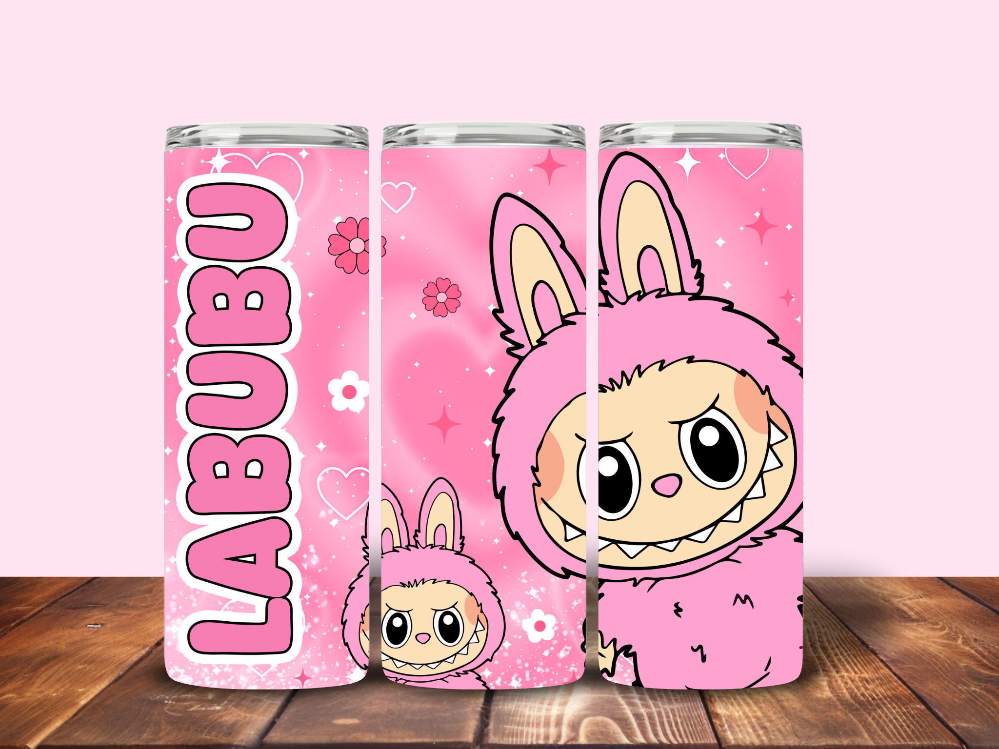 The Detailed Diva - Wholesale Insulated Mug/Tumbler - Labubu Sublimated Tumblers–Cute & Collectible Character Cups1