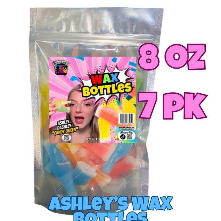 Food Crush Corp - Wholesale Gummy - Wax Bottle Candy by Ashley Dashley from Tiktok (1/2 LB)1