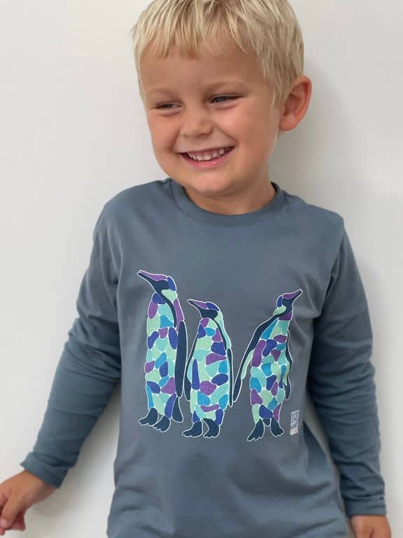 Camiseta manga larga niños pingüino para venta al por mayor de Dodo & Pals
