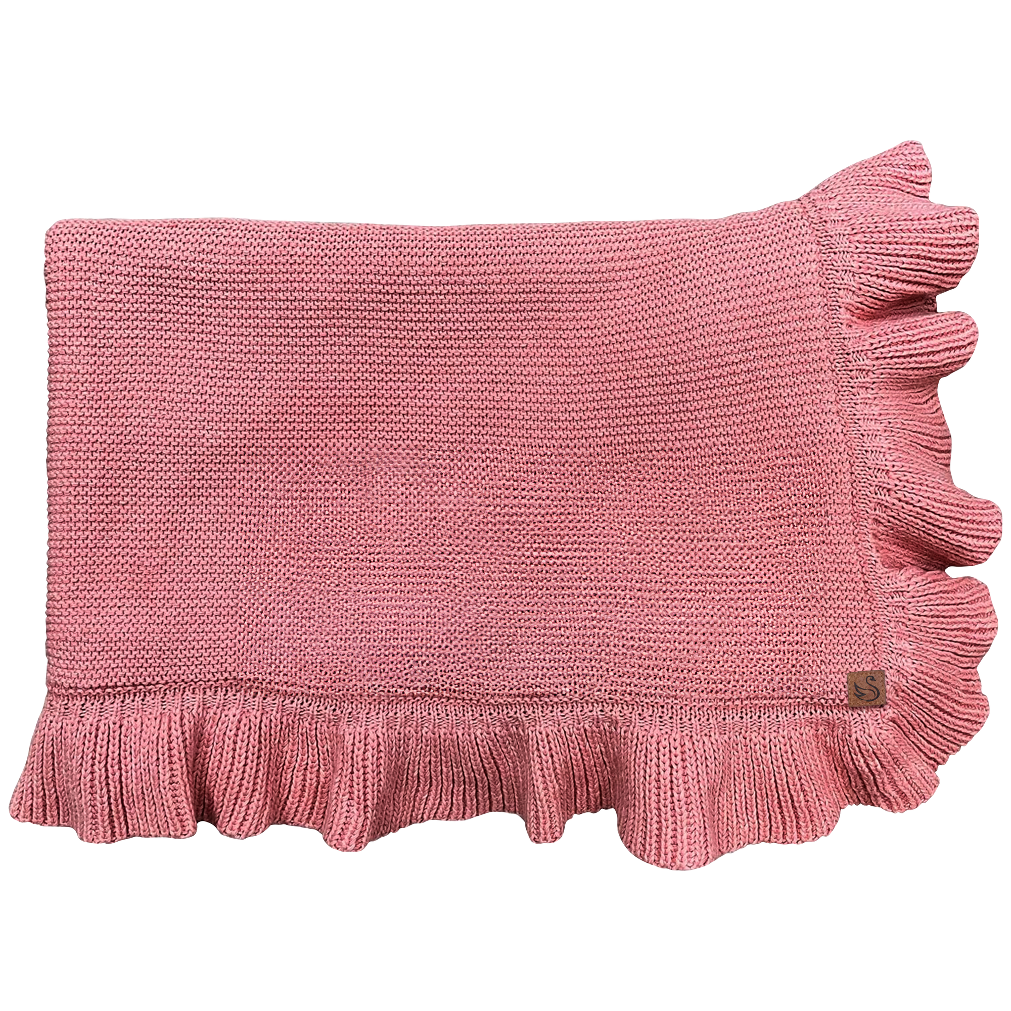 SwaddleAn - Wholesale Bedding Blanket - Kids & Baby - SwaddleAn Ruffled Knit Baby Blanket - 100% Cotton7