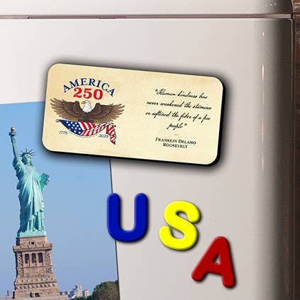 Nelson Gifts Wholesale - Wholesale Magnet - "Human Kindness" America250™ Magnet Long