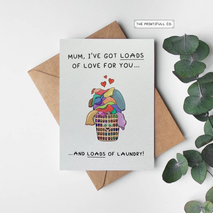 Punny Moederdagkaart voor wholesale door The Printifull Co.