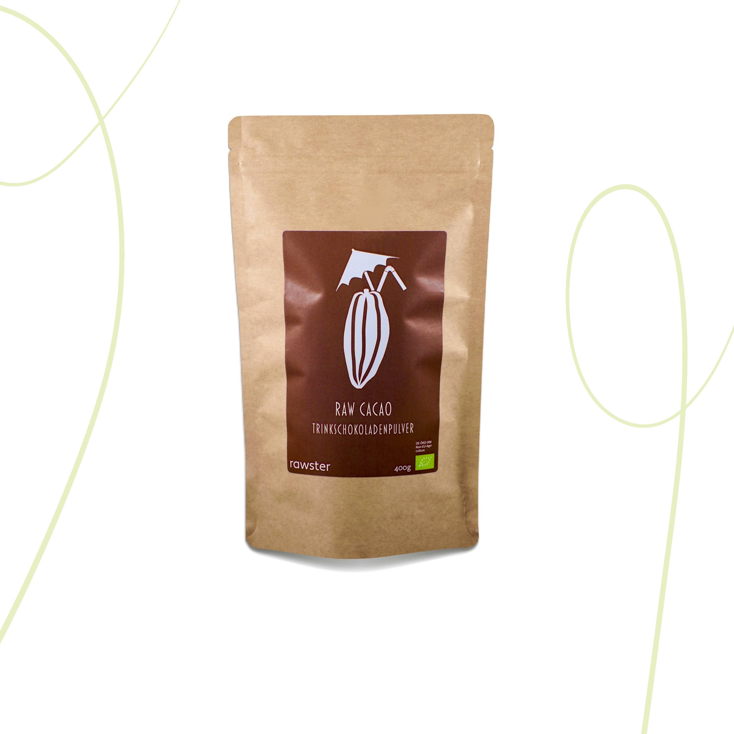 Rawster - Wholesale Hot Cocoa Mix/Kit - Organic Drinking Chocolate 400g