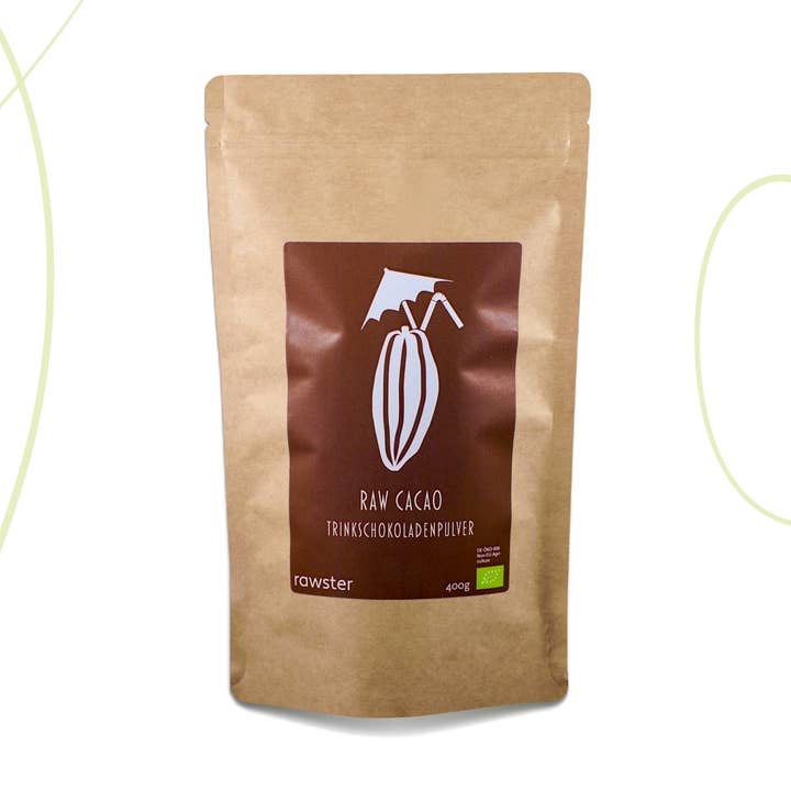 Rawster - Wholesale Hot Cocoa Mix/Kit - Organic Drinking Chocolate 400g0