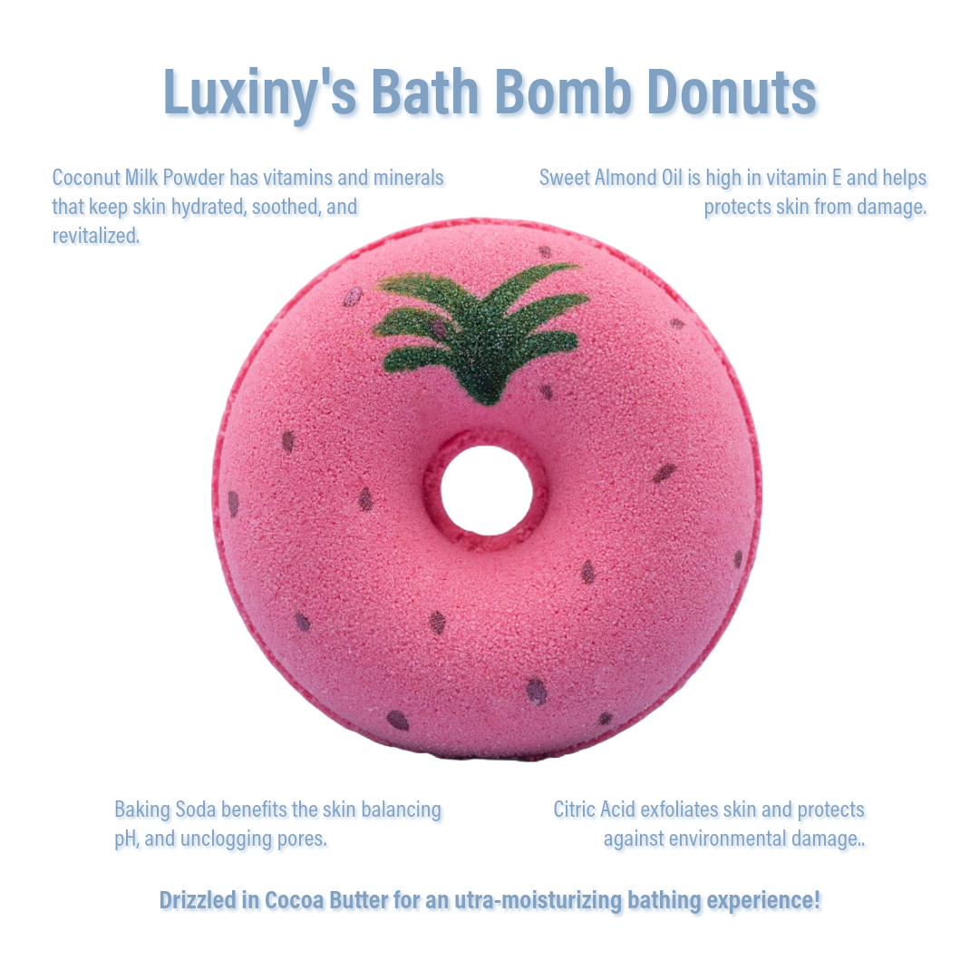 Luxiny Products - Luxurious Bath and Body - Vendita all'ingrosso Bombe/polveri da bagno - Bomba da bagno alla fragola – Immergiti nella dolcezza3