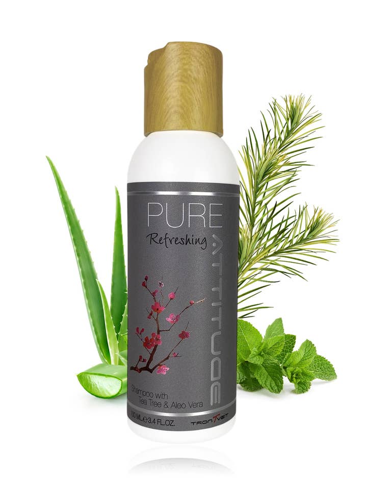 PURE Refreshing Shampoo - Natural Hair Shampoo 100 % Vegan for wholesale by TronTveit