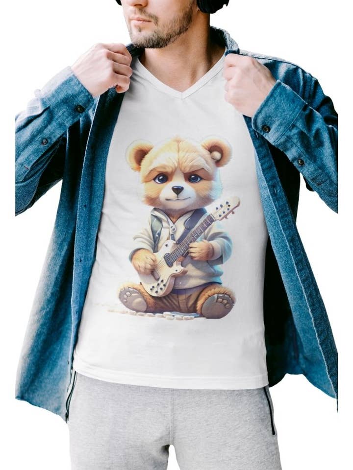 Rockstar Raccoon T-Shirt for wholesale by MaplePrint