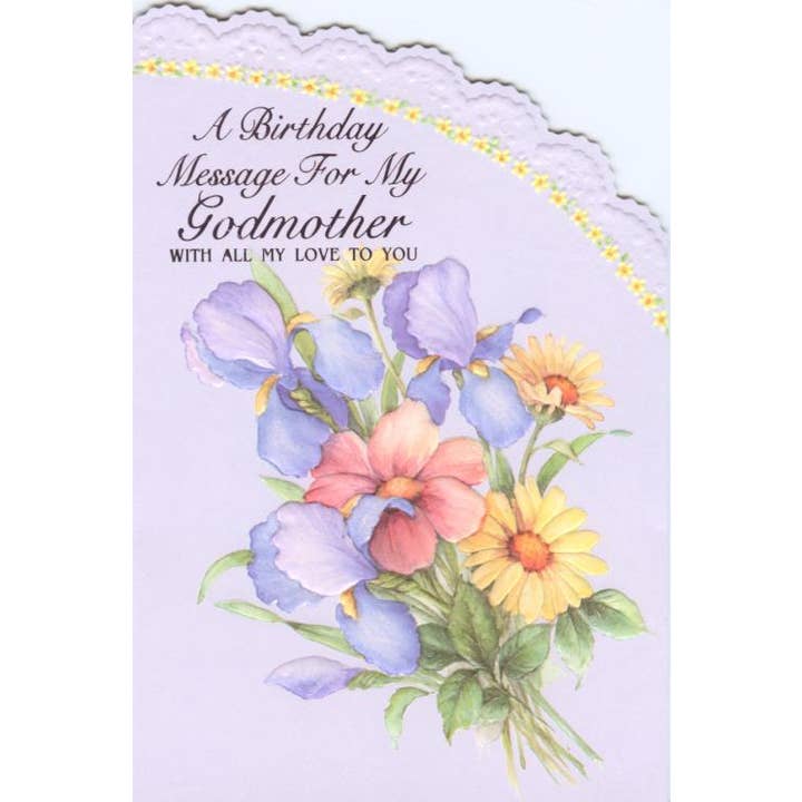 DICKENS INC. - Wholesale Birthday Card - Birthday Godmother | SETC | LG | 7524-2D