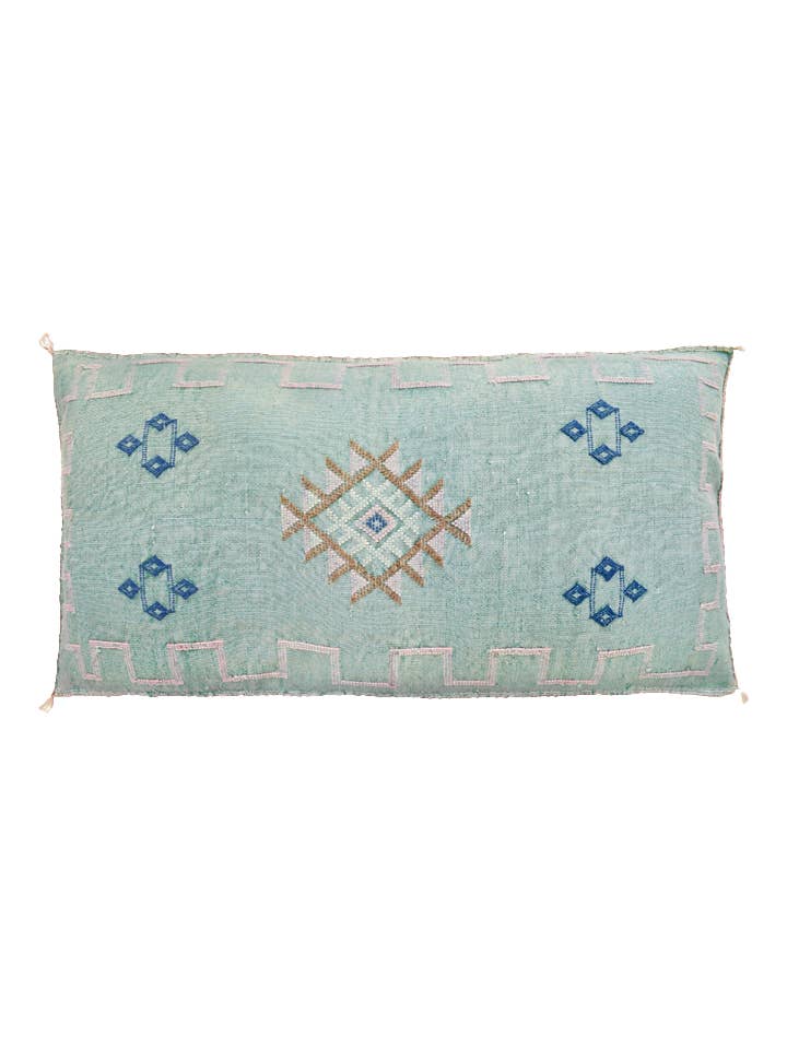 Almofada Pufe de Seda de Cacto XL | Verdes por atacado de YONDER.