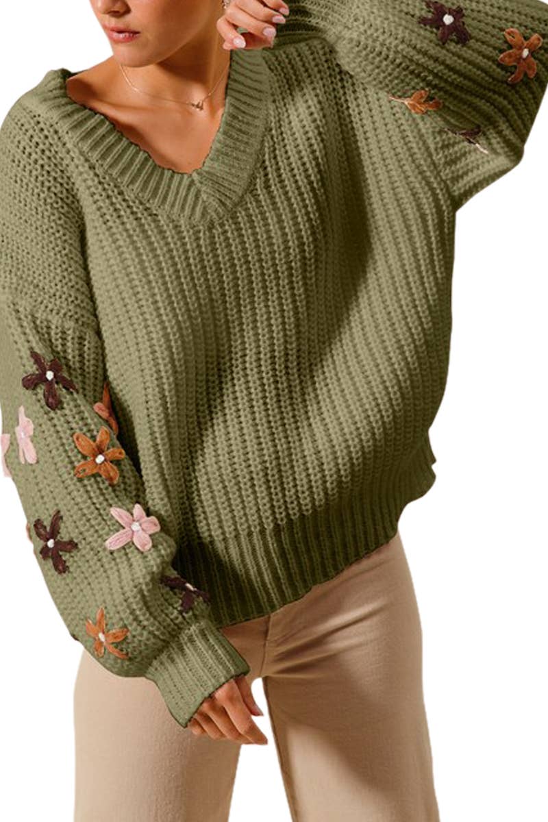 Vanilla Monkey - Vente Pull en maille – femme - Pull à col en V0