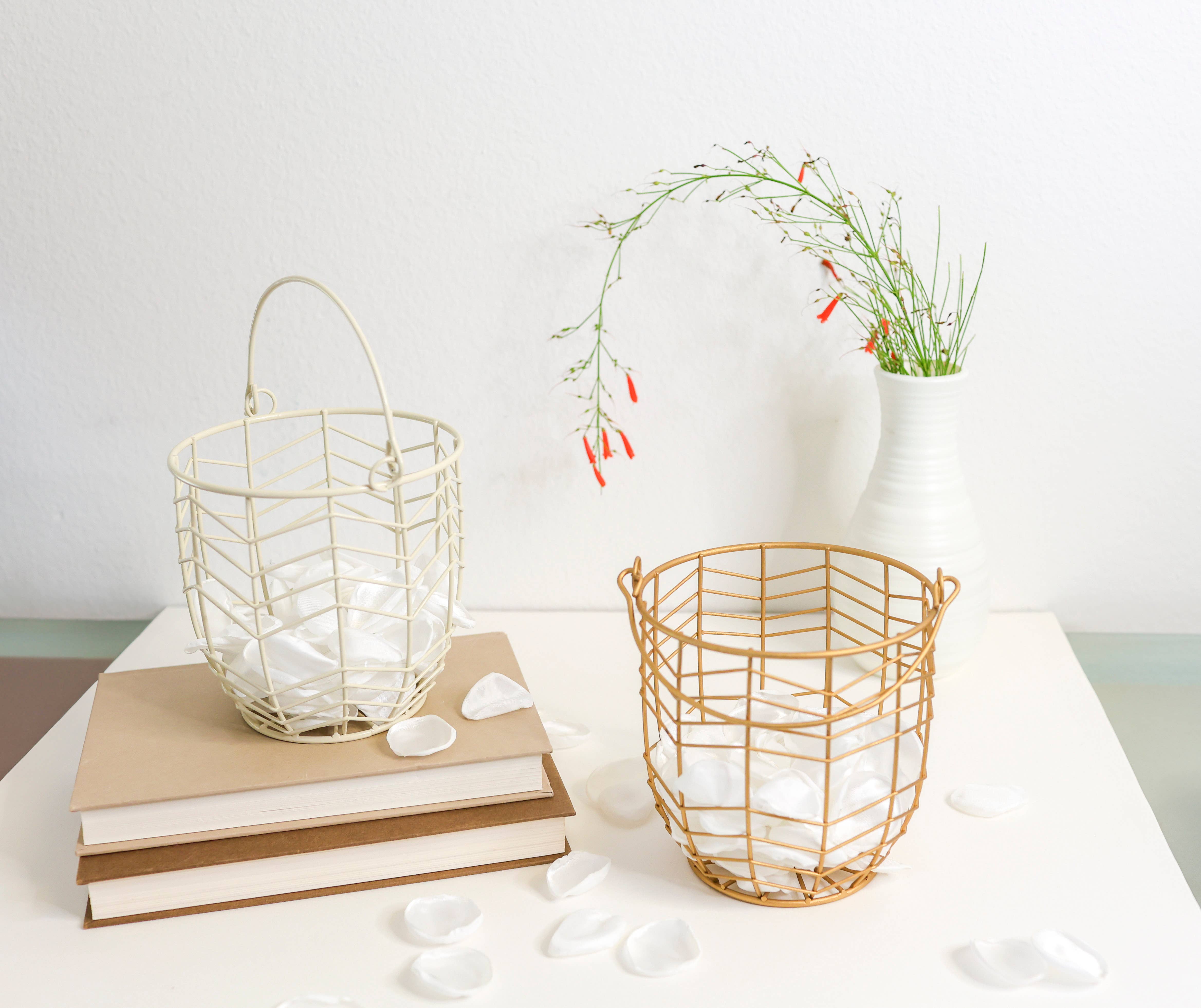 Indy Supply Co - Wholesale Basket - Geometric Swing Handle Wire Basket2