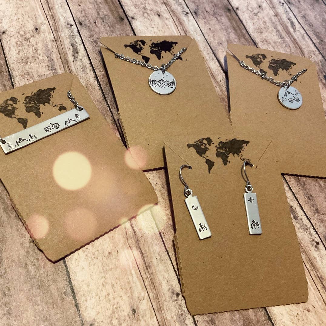 Jamie Haley Designs - Wholesale Pendant/Charm Necklace - Off-road vehicle charm necklace in silver color2