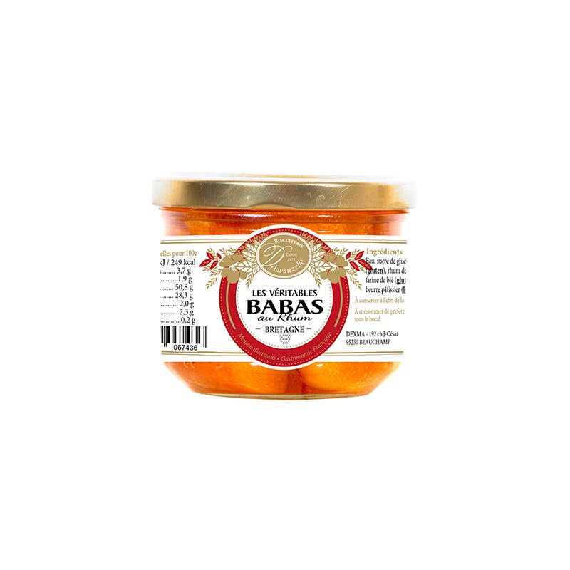 Maison RGEY - Wholesale Preserves - 6 Babas Rum Jar 230 g - Delavauzelle - 6743