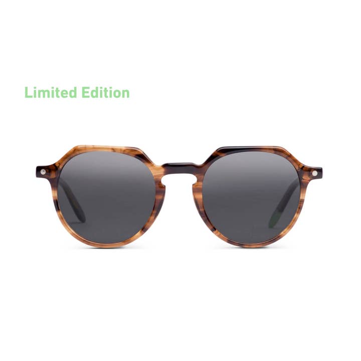 Gafas de sol Chobe de edición limitada, color marrón ahumado para venta al por mayor de Otaaki