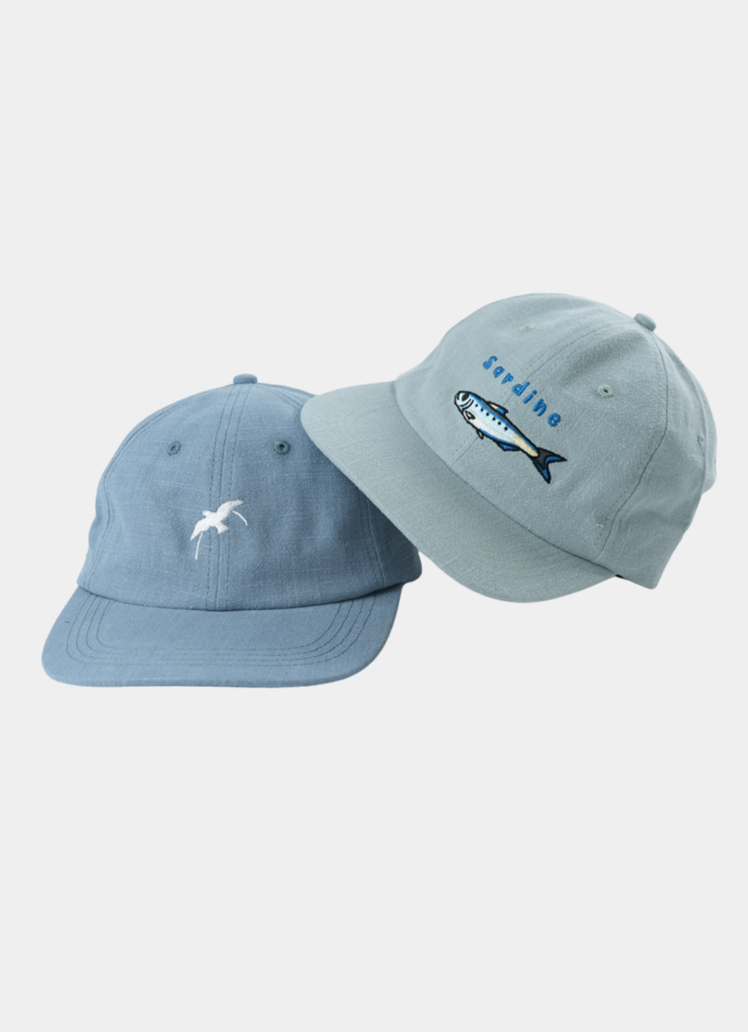 BIRD & HILL. - Wholesale Baseball Cap - Unisex - Cloud Blue Hemp Hat - Unisex - Bird & Hill.4