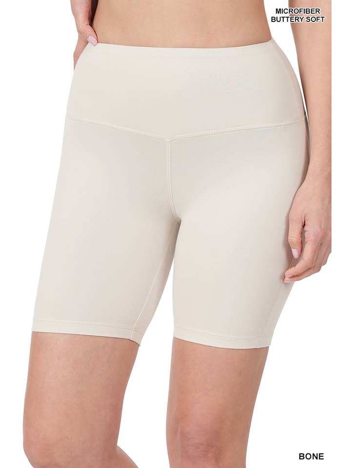 42POPS – wholesale Träningsshorts – Dam – Biker-shorts med bred linning4