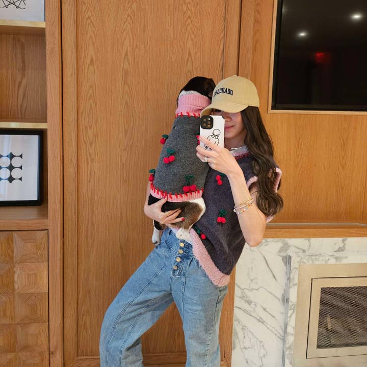 BarkBarkBaby - Wholesale Pet Sweater - Dog - Cherry Kiss Sweater7